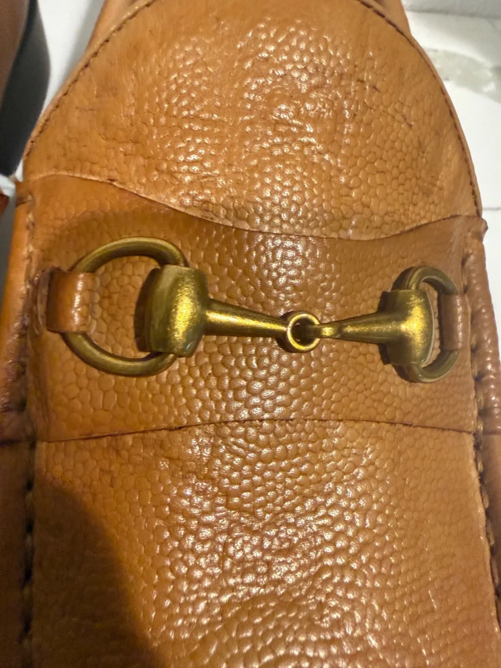 GG Wislet Horsebit Mens Loafers Size US 43 or 10 in Brown Leather